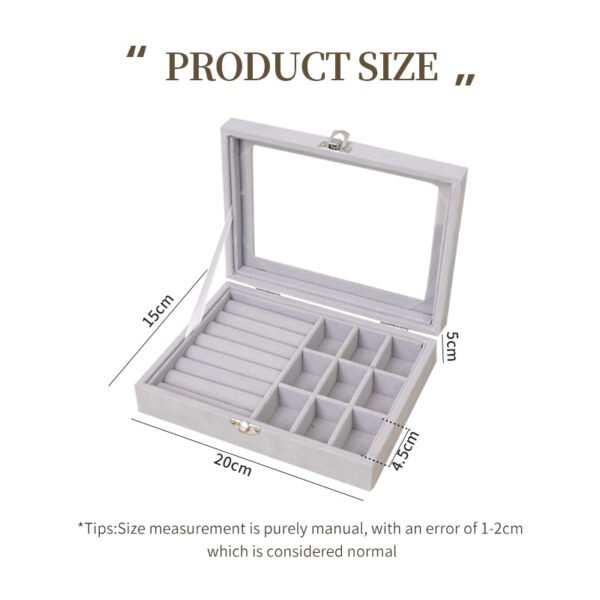 A8973f2f8815244d2a3df0ad6fdc2a44fO منظم مجوهرات مخملي