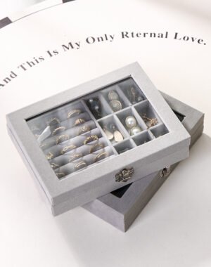 منظم مجوهرات مخملي